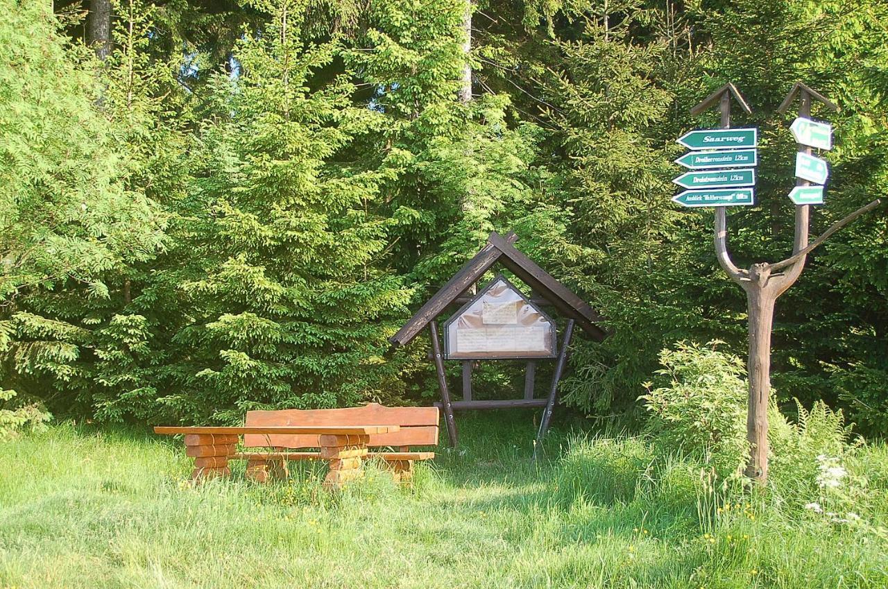 Ferienhaus Waldblick Siegmundsburg المظهر الخارجي الصورة
